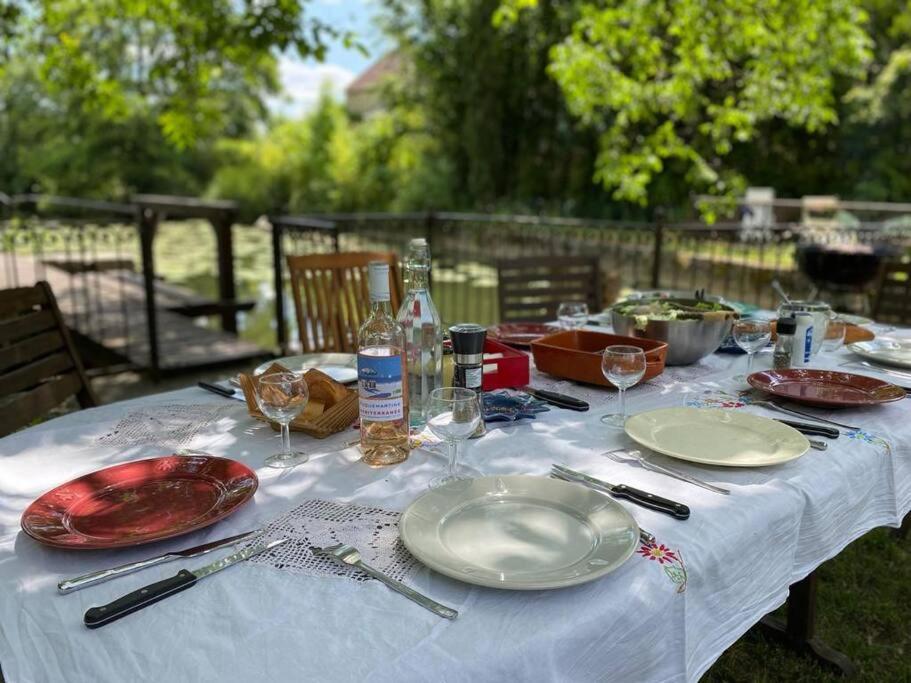 Annay-sur-Serein Magnifique Moulin Proche Chablis, Jacuzzi Et Riviereヴィラ エクステリア 写真