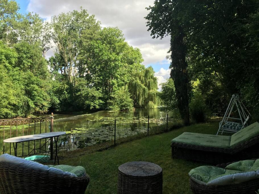 Annay-sur-Serein Magnifique Moulin Proche Chablis, Jacuzzi Et Riviereヴィラ エクステリア 写真