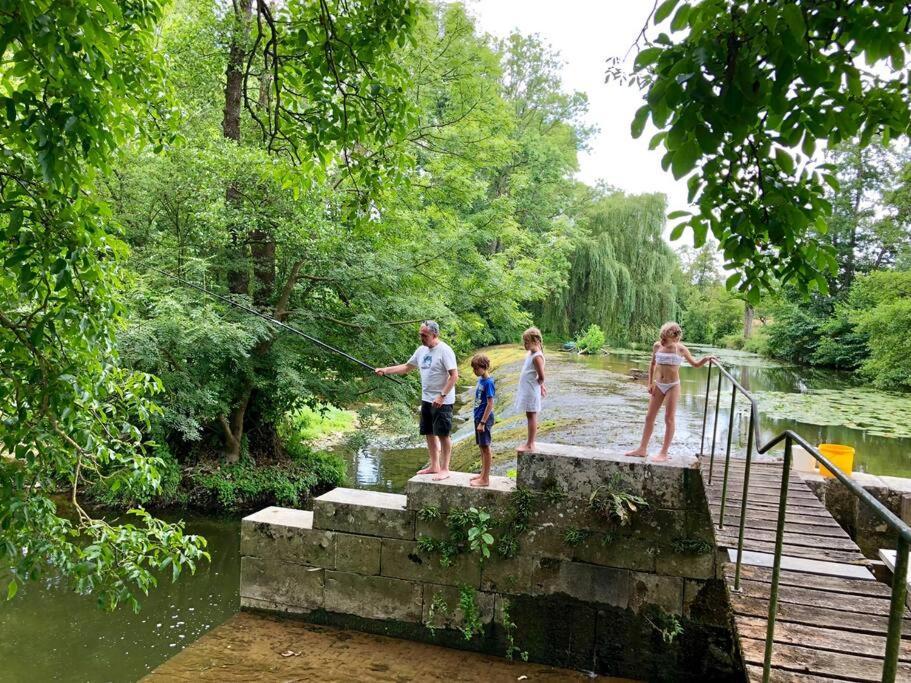 Annay-sur-Serein Magnifique Moulin Proche Chablis, Jacuzzi Et Riviereヴィラ エクステリア 写真